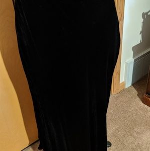 Velvet black Skirt
